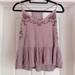 Light Purple/Pink American Eagle Tank Top